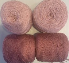 Crystal Lace Yarn. Colors 16  19. Acrylic/Rayon,900 yards each. 1 lot of 4
