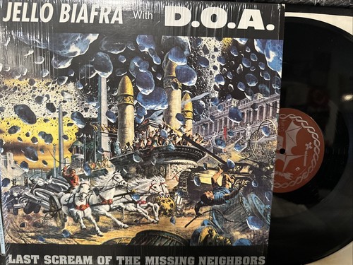 Jello Biafra With D.O.A. – Last Scream Of The Missing Neighbors LP 1989 VIRUS 78