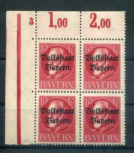 Bayern Plate Number 3 Of 119 Unconditionally ** MNH Postfrisch (78692)
