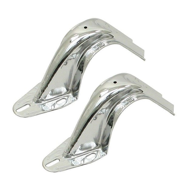 VW Bug Beetle Chrome Rear Deck lid Hinges Pair eBay