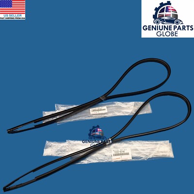 GENUINE TOYOTA 07-12 YARIS SEDAN LEFT & RIGHT ROOF DRIP SIDE FINISH MOLDING SET