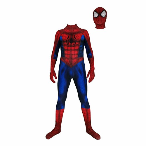 Combinaison collants costumes cosplay The Amazing Ultimate Spiderman adulte - Photo 1 sur 9