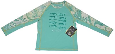Realtree Youth Long Sleeve Performance Fishing Shirt Color  Spring  Size Medium