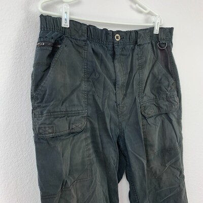 Vintage 90s Outer Rim Adventurewear Black Cargo Pants Size Large