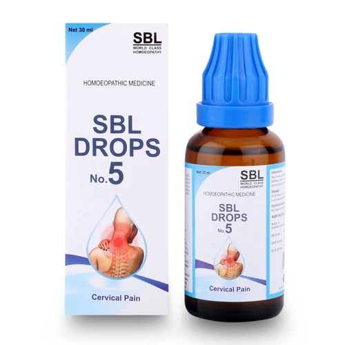 SBL Drops No.5 for Cervical Pain, Neck Stiffness, Vertigo Relief 30ml x 3 - Picture 2 of 8