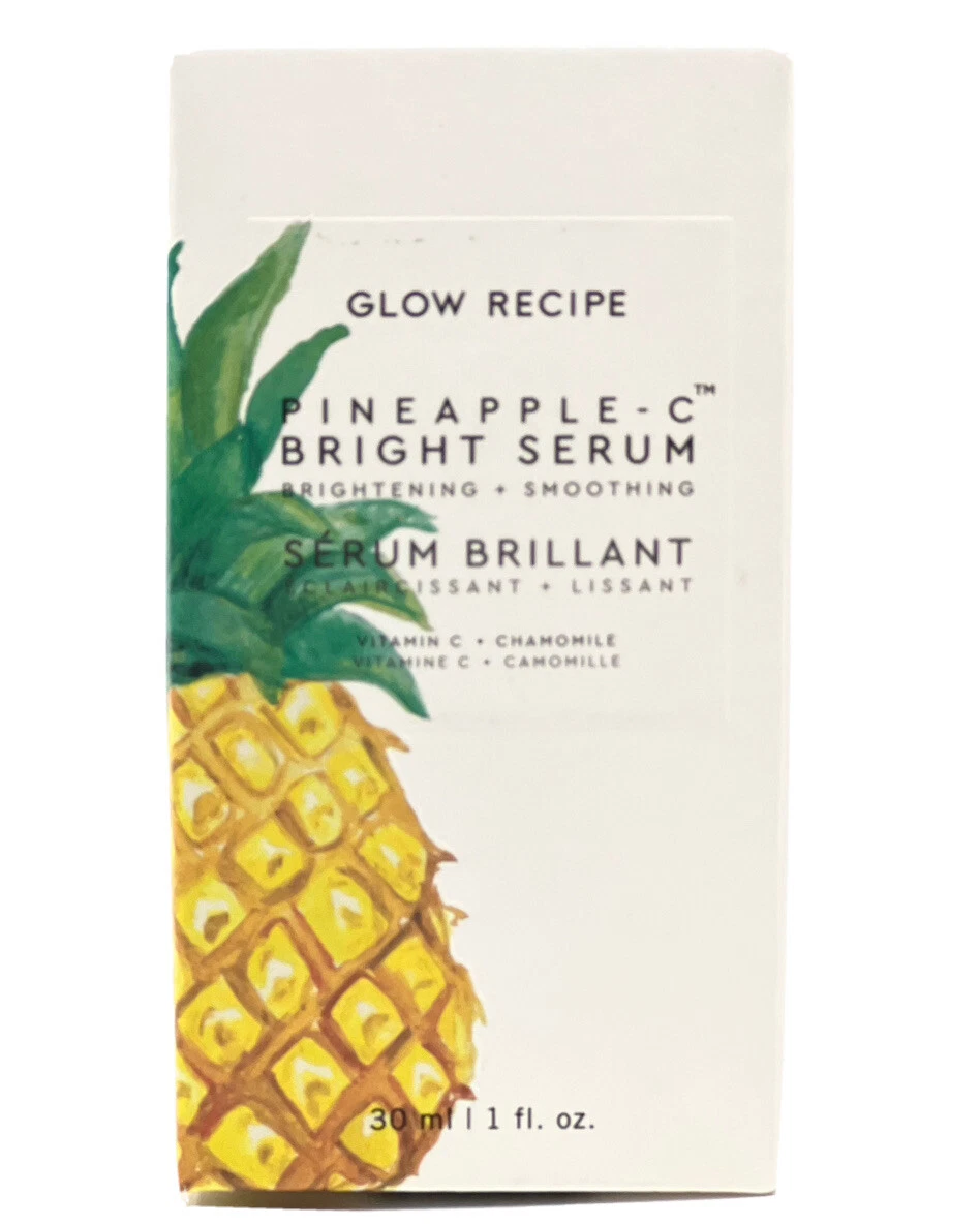 GLOW RECIPE Pineapple Bright C Serum 1oz Brand New Discontinued Serum Brighten