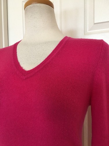 CHARTER CLUB LUXURY 100% cashmere sweater size XS pink - Picture 3 of 7