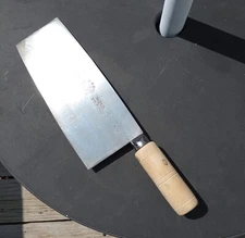 Three Ram Brand Meat Cleaver from China #3 Foshan Wood Handle 