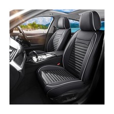 Car Seat Covers Full Set Fit For Acura Rsx 2002-2007 Premium Faux Leather Ca...