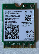 Intel AX200 NGW Wireless WiFi Wi-Fi Dual Band Card