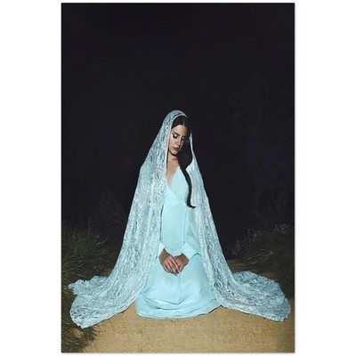 Lana Del Rey Blue Dress Poster Vintage Aesthetic Wall Art Print | eBay Lana Del Rey Blue Dress Poster Vintage Aesthetic Wall Art Print | eBay