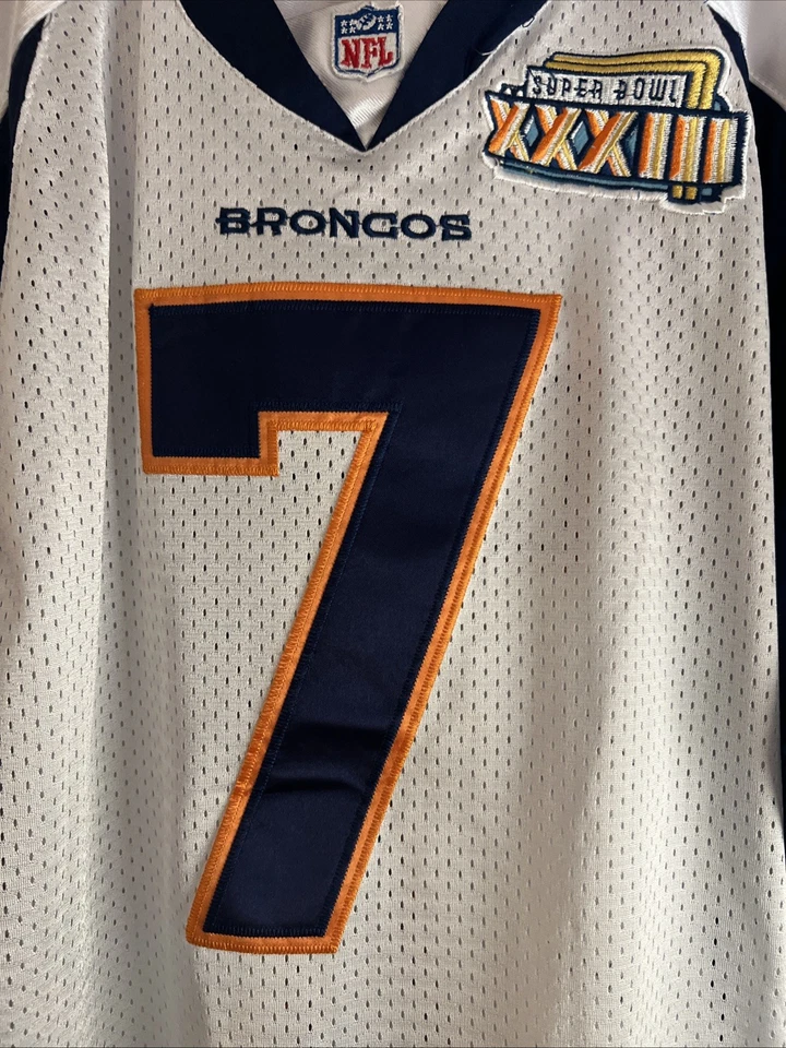 Camiseta deportiva vintage Mitchell & Ness #7 Elway Broncos Super Bowl XXXllI retro 50 Foto 3 de 4