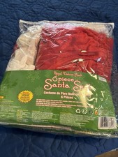Regal Deluxe Santa Suit XL Belt, Boot Covers, Beard, Wig, Hat Gloves preowned