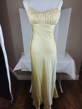Satin Spaghetti Strap Backless Ruched Twist Cocktail Dress NWT Size XS
