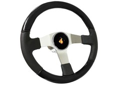 Buick Grand National 1978-1987 Black Wood Steering Wheel Kit Deluxe Gn Button