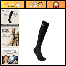 Moisture-Wicking Alpaca Compression Socks for Men  Women - Ideal for Hiking  R
