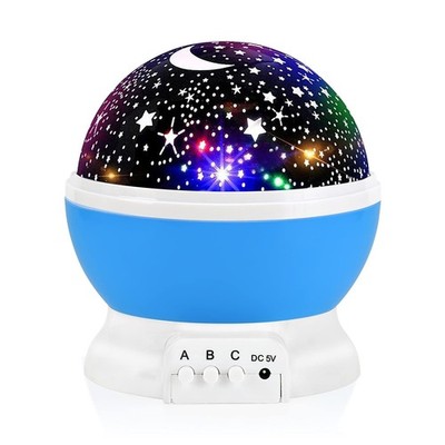 Night Light for Kids, Kids Night Light Nebula 360 Degree Rotation - 4 LED Bul...