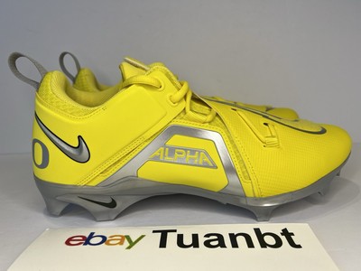 BRAND NEW Nike Alpha Menace 3 ''Oregon Ducks'' PE Football Cleats FJ6126 700 WIDE