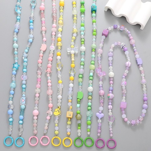 DIY Crossbody Bag Chain Beaded Pearl Strap Doll Chain Lanyard Chain Women