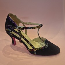Merlet Ballroom and Latin Shoes Eur 41 UK 8 black 