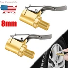 2x Quick Connect Tire Inflator Air Chuck Locking Tire Inflation Hose Adapter 8mm