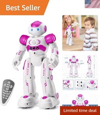 Creative RC Robot with Gesture Control and Programming - Ideal Kids Gift Rose