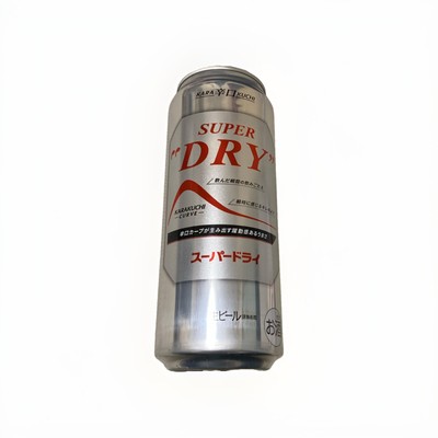 Empty Beer Can Asahi Super Dry Made in Japan 500ml Empty can collection