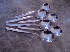 WMF London Bouillonlöffel für 6 Personen Cromargan TOP !