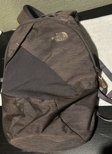 north face electra backpack grey The Women's Asphalt Light Heather/TNF Black Two webbing top handles allow for a convenient opening experience and a perfectly balanced carry when the pack is by your side The North Face Electra Daypack