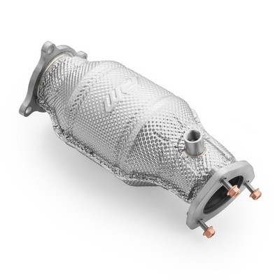 Auspuffrohr Downpipe für Audi A4/S4 Avant Quattro 2.0TFSI Schalldämpf Hitzeschil
