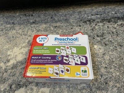 Lets get ready preschool learning library 3 in 1