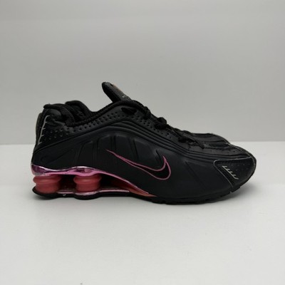 Nike Shox Turnschuhe Damen UK 4 Schwarz Pink Vintage 2006 Retro Y2K