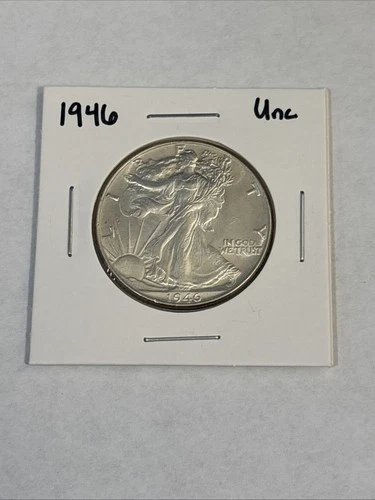 1946 50C Walking Liberty Half Dollar UNC