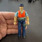 1984 HASBRO GI JOE CUTTER v1 HOVERCRAFT PILOT FIGURE 100% COMPLETE NM