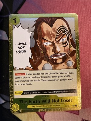 One Piece TCG Two Legends Foil The Earth Will Not Lose! (115)