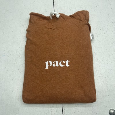 Pact Organic Favorite Jersey Heather Penny Orange 2 Pack Pillow Case Standard