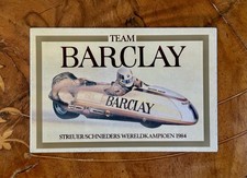 Vintage official Streuer/Schnieders Team Barclay 1984 World Champions sticker