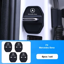 4x Car Door Lock Latches Cover for Mercedes Car Door Guard Lock Car Accessories