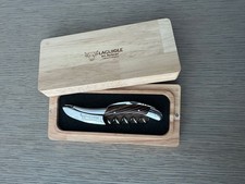 Laguiole en Aubrac Corkscrew with Samba Wood & Yellow Veins Handle