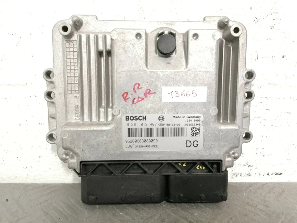 3103 CENTRALINA MOTORE HONDA CIVIC 2.2 CTDI DAL 2006 AL 2011 COD. 0281013407 - Immagine 2 di 4