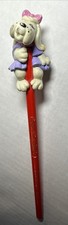 Vintage Unsharpened 1986 Pound Puppies Pencil and Topper Tonka Corp Taiwan