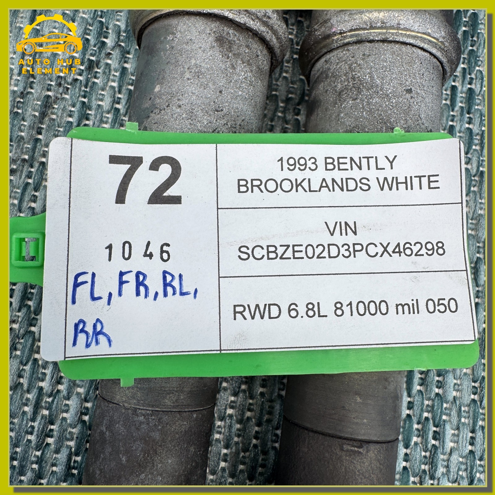 Bentley Brooklands 1992-1998 Front Struts Set