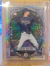 2026 Bowman Chrome Baseball Carson Williams #BST-15 Sterling Mojo Refractor Rays