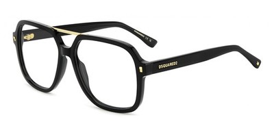 Dsquared2 D2 0145 Black 57/16/145 MAN Eyewear Frame