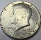 1964 KENNEDY SILVER HALF DOLLAR R15