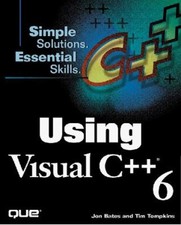 Using Visual C++ Paperback David Hamilton