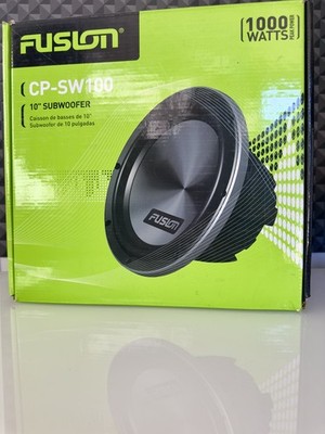 Fusion CP-SW100 10 Zoll 1000 Watt Auto Subwoofer Verstärker Sub Auto Audio Brandneu