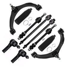 10pcs Front Suspension Kit Upper Control Arm and Ball Joint Inner Outer Tie