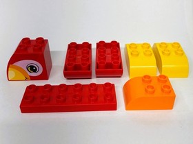 Lego Duplo My First Parrot 10852 Complete Set 7 Bricks No Box/Manual