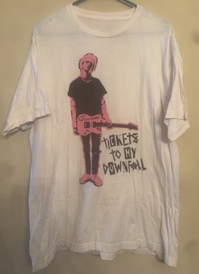 MGK Tickets To My Downfall t-shirt Machine Gun Kelly White Size L/XL